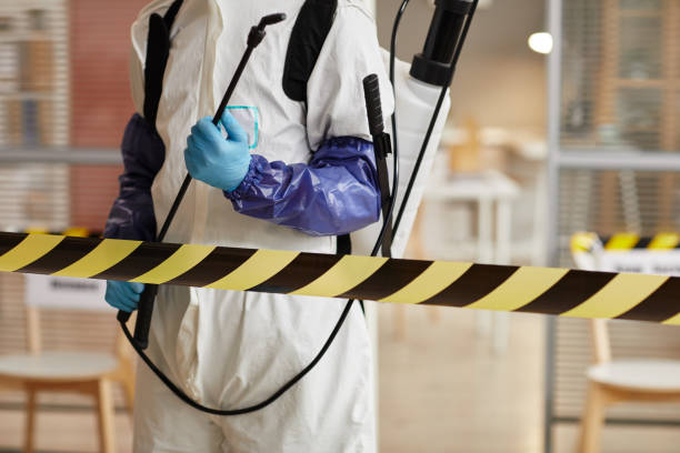 Professional Biohazard technician working in Edgewater, FL